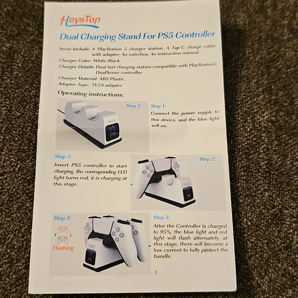 PlayStation 5 Dual Charger For PS5 Controller